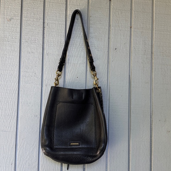 Handbags - Rebecca Minkoff Black Leather Shoulder Bag